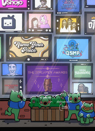 The Streamer Awards Coloring Page - 2023